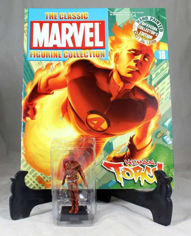 Classic Marvel - Action Figure and Book - The Human Torch #18