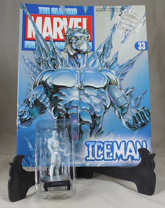Classic Marvel - action figure and book - Iceman