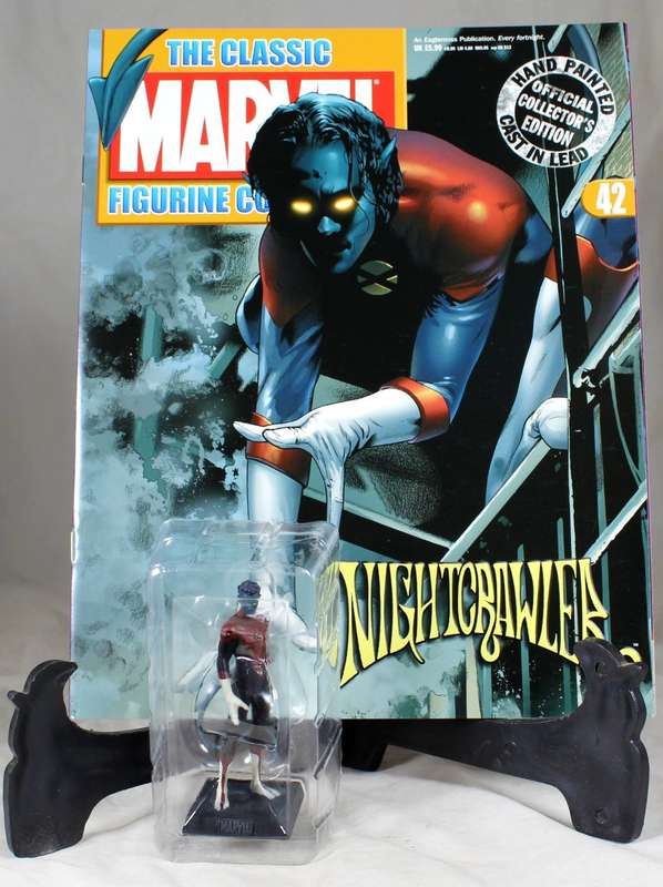 Classic Marvel - action figure and book - NightCrawler