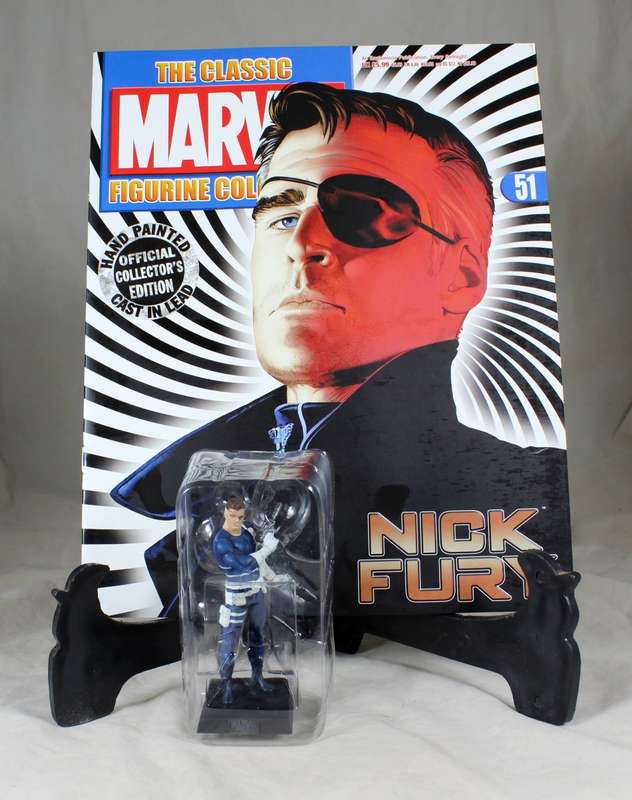 Classic Marvel - action figure and book - Nick Fury
