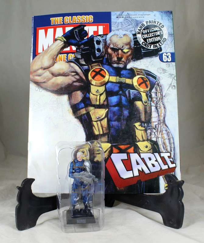 Classic Marvel - action figure and book - Cable