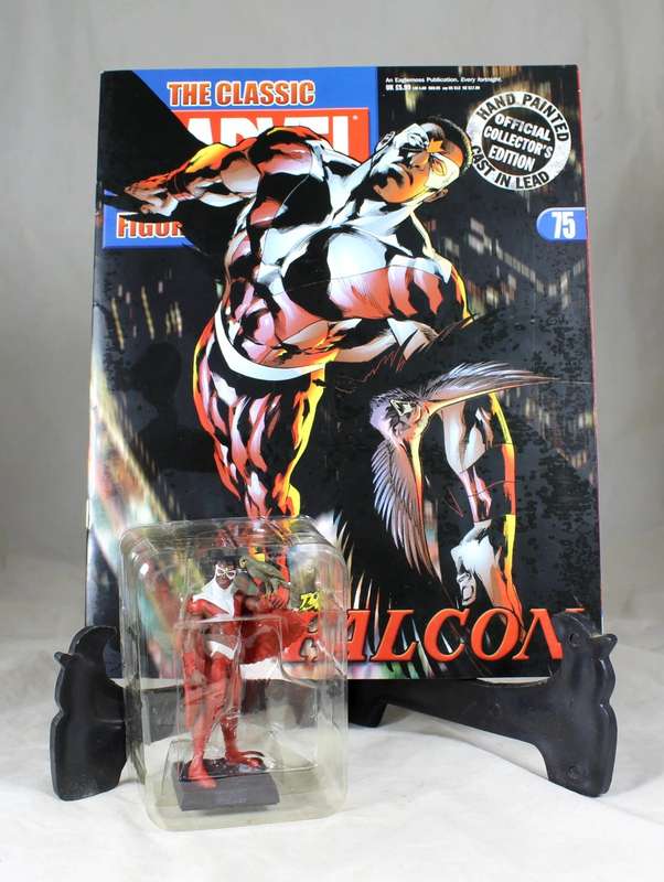 Classic Marvel - Action Figure and Book - Falcon with Redwing #75