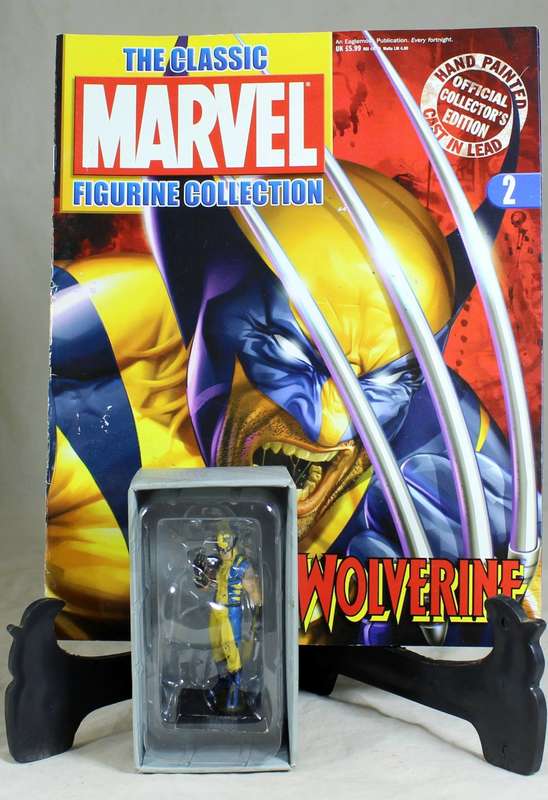 Classic Marvel - Action Figure and Book - Wolverine - Issue #2 - Bid Now!