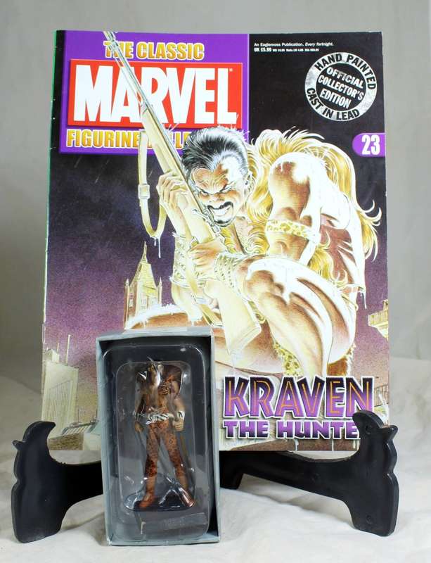 Classic Marvel collection - lead, hand painted figurine with book - Kraven
