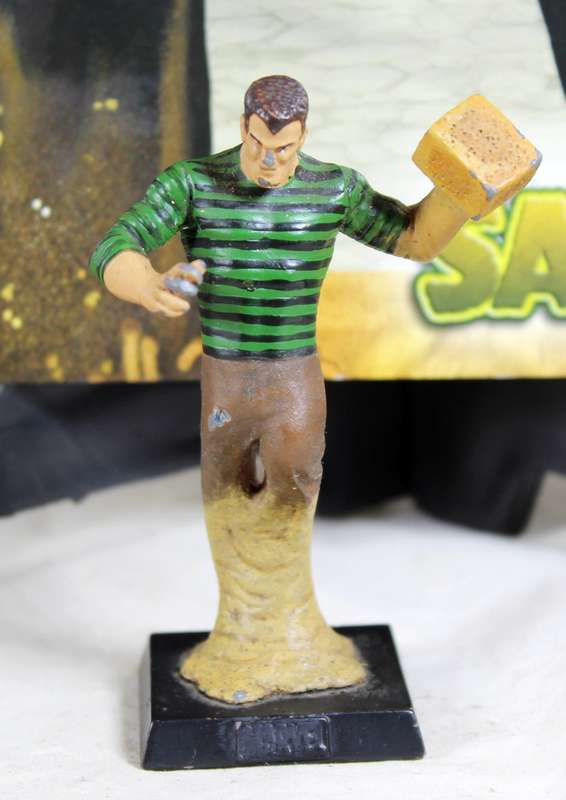 Classic Marvel collection - lead, hand painted figurine with book - Sandman