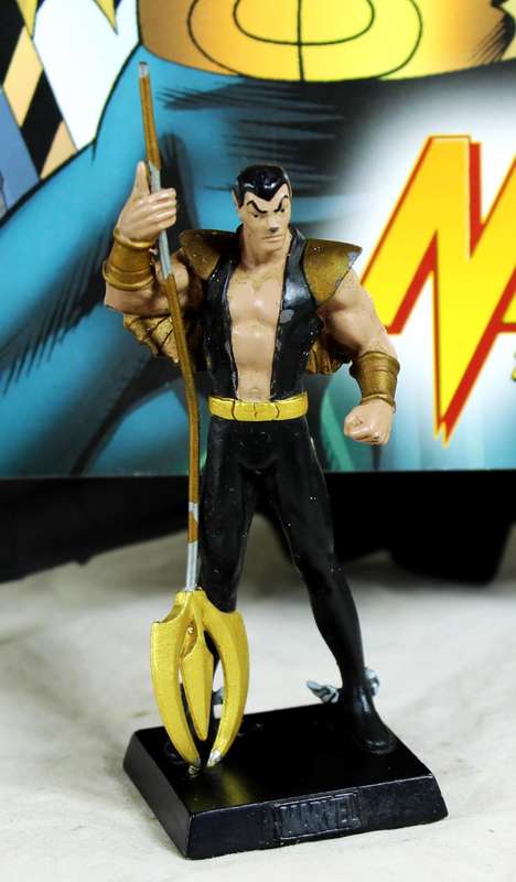 Classic Marvel collection - lead, hand painted figurine with book - Namor