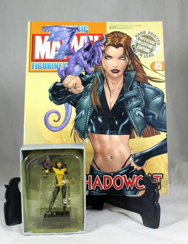 Classic Marvel collection - lead, hand painted figurine with book - ShadowCat