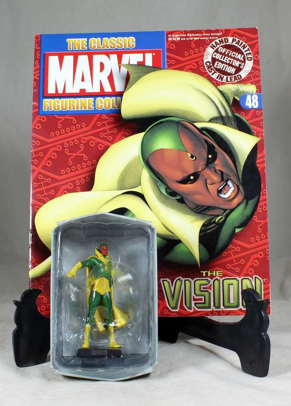 Classic Marvel Collection - Lead, Hand Painted Figurine with Book - The Vision - #48