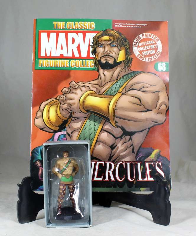 Classic Marvel collection - lead, hand painted figurine with book - Hercules