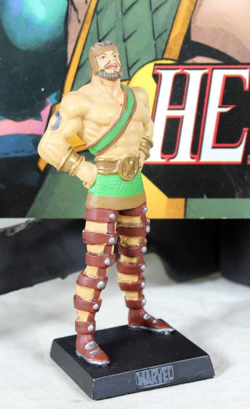 Classic Marvel collection - lead, hand painted figurine with book - Hercules