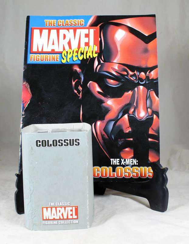 Marvel classics special edition- Lead hand painted figurine and book - Colossus