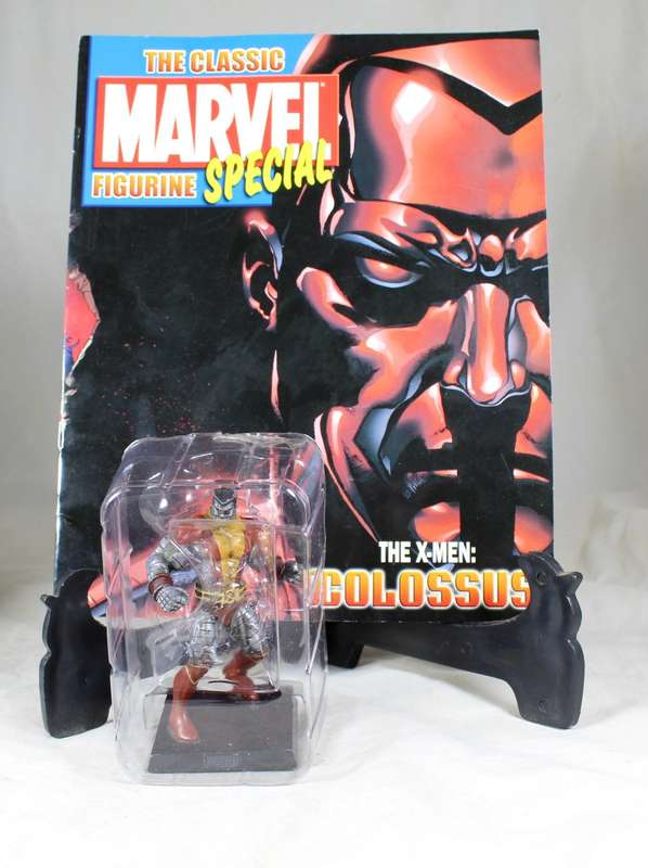 Marvel classics special edition- Lead hand painted figurine and book - Colossus