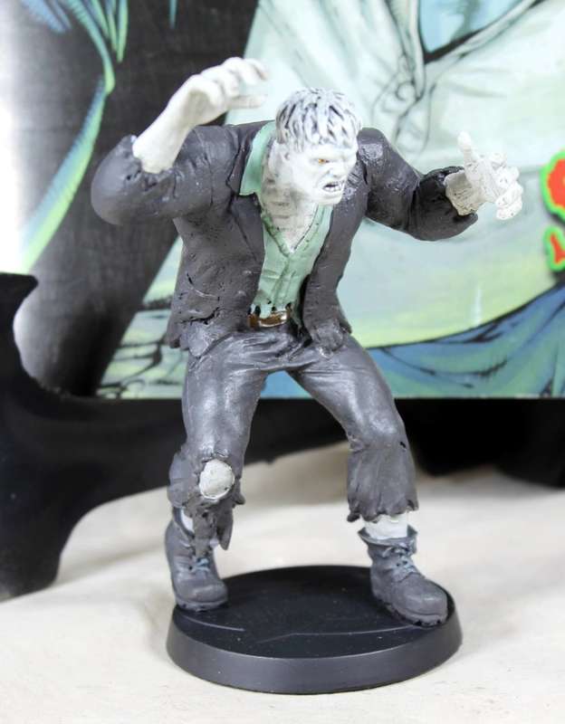 DC comics super hero collection special - lead, hand painted figurine with book- Solomon Grundy #130