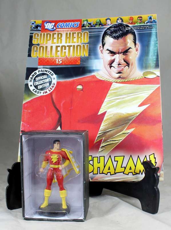 DC Comics Super Hero Collection Special - Lead, Hand Painted Figurine with Book - Shazam