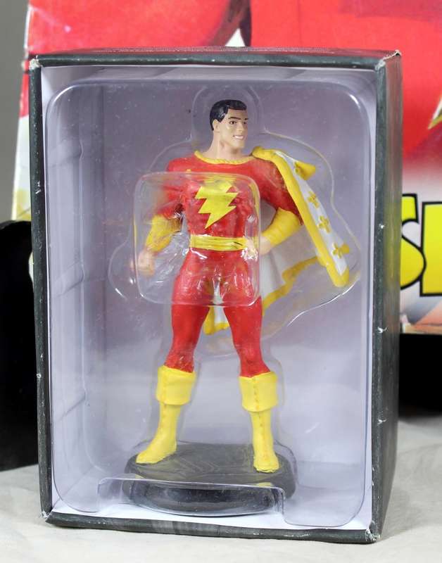 DC Comics Super Hero Collection Special - Lead, Hand Painted Figurine with Book - Shazam