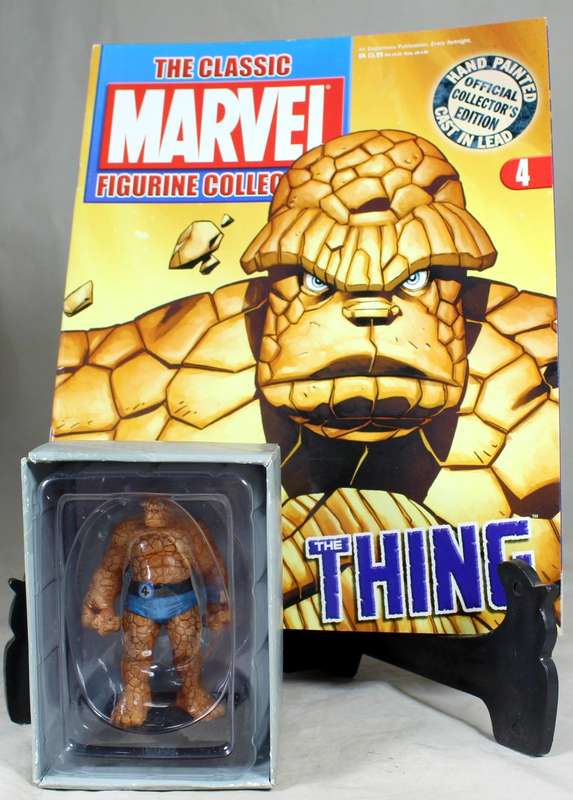 Classic Marvel - action figure and book - the Thing