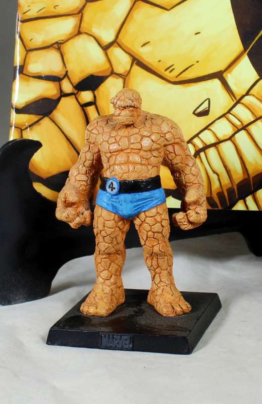 Classic Marvel - action figure and book - the Thing