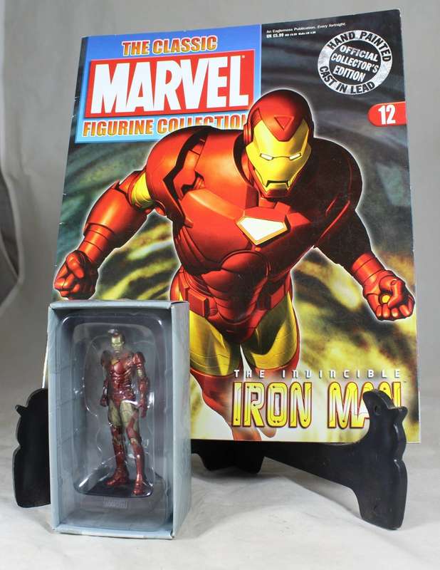 Classic Marvel - Action Figure and Book - Iron Man - Issue #12 - Bid Now!