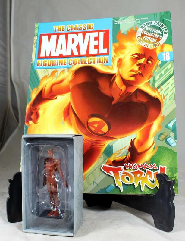 Classic Marvel - Action Figure and Book - The Human Torch - Issue #18