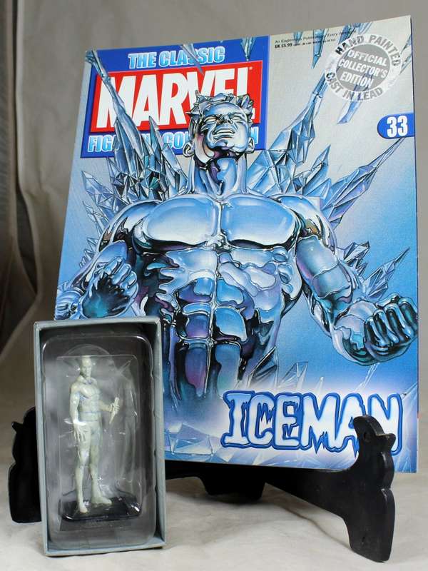 Classic Marvel - Action Figure and Book - Iceman - Issue #33