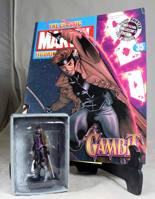 Classic Marvel - action figure and book - Gambit