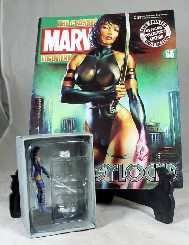 Classic Marvel - action figure and book - Psylocke