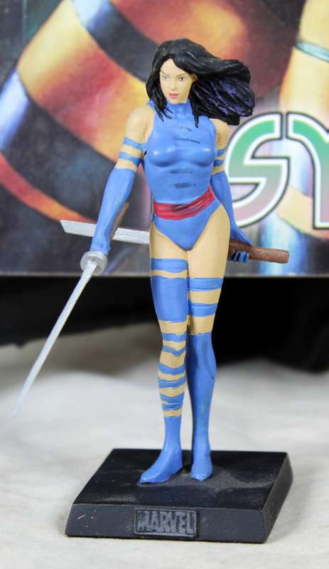 Classic Marvel - action figure and book - Psylocke