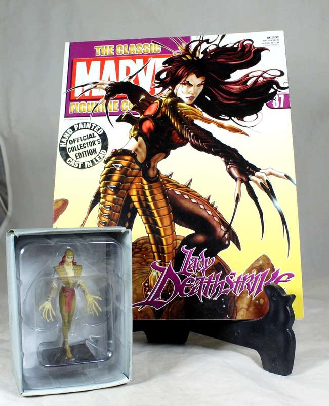 Classic Marvel - action figure and book - Lady Deathstrike