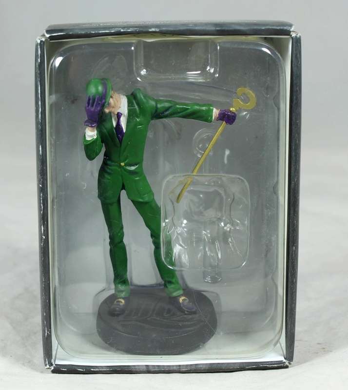 DC COMICS - LEAD HAND PAINTED ACTION FIGURE - RIDDLER - BID NOW!!!!
