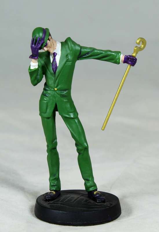 DC COMICS - LEAD HAND PAINTED ACTION FIGURE - RIDDLER - BID NOW!!!!