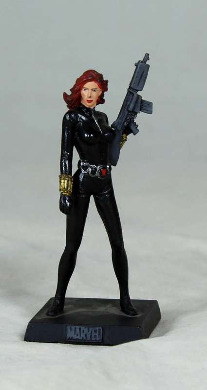 Marvel Classics - Lead hand painted figurine - Black widow #72