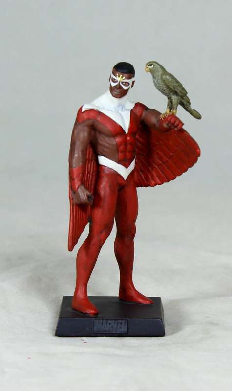 Marvel Classics - Lead hand painted action figure - Falcon with Redwing  #75