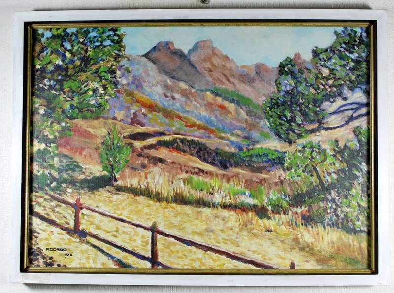 Rodrigo - Landscape with wooden fence