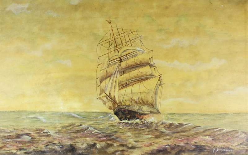 H Stegelmann - In full sail