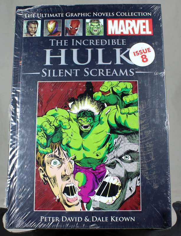 MARVEL`S - THE ULTIMATE GRAPHIC NOVELS COLLECTION - THE INCREDIBLE HULK: SILENT SCREAMS - BID NOW!!!