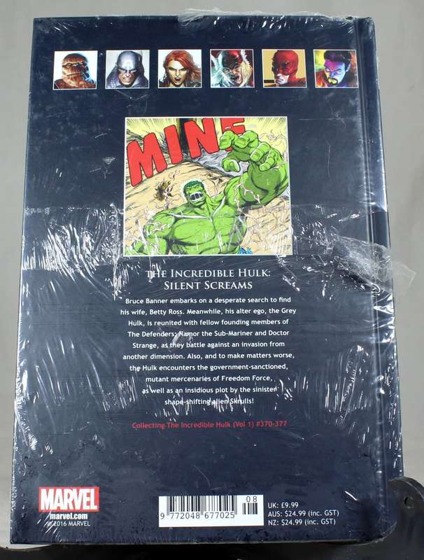 MARVEL`S - THE ULTIMATE GRAPHIC NOVELS COLLECTION - THE INCREDIBLE HULK: SILENT SCREAMS - BID NOW!!!