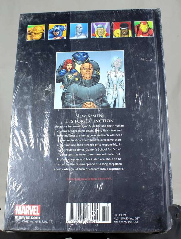 MARVEL`S-THE ULTIMATE GRAPHIC NOVELS COLLECTION-X-MEN: E IS FOR EXTINCTION-BID NOW