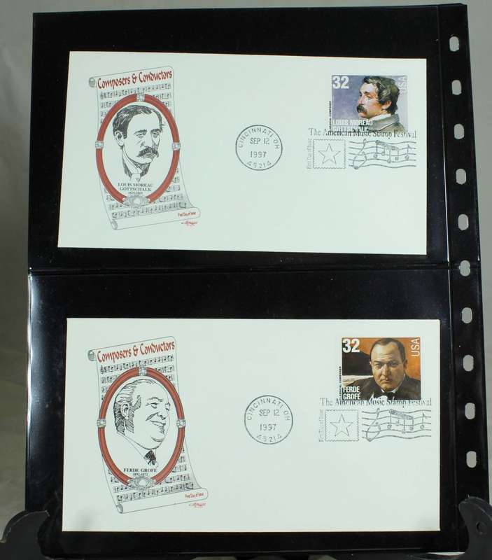 FDC - Collection of 120 music themed covers - opera, rock, classical & more