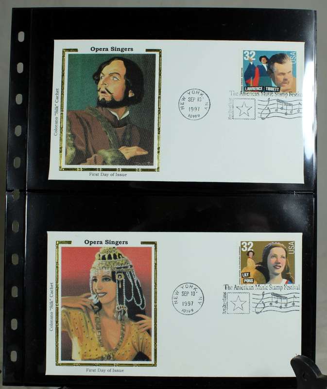 FDC - Collection of 120 music themed covers - opera, rock, classical & more