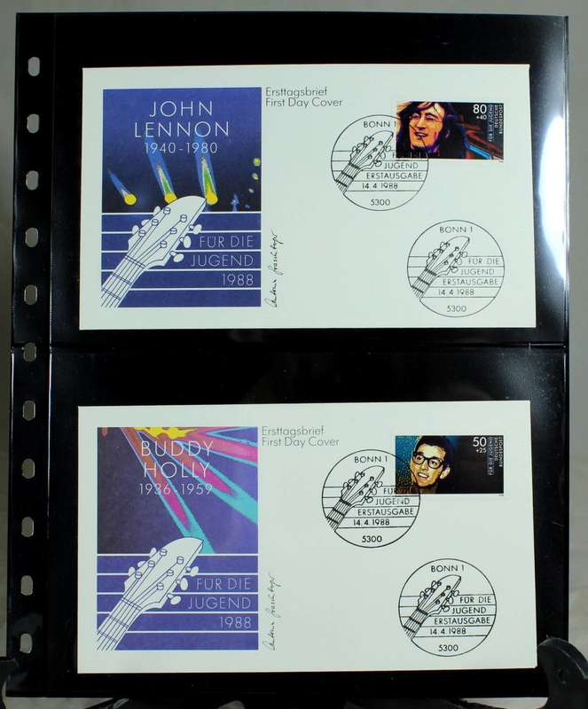 FDC - Collection of 120 music themed covers - opera, rock, classical & more