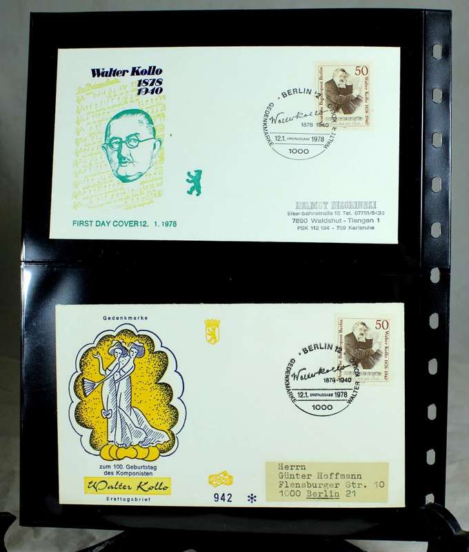 FDC - Collection of 120 music themed covers - opera, rock, classical & more