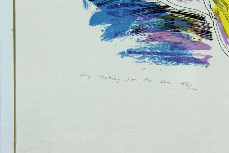Andrew Verster - stop looking for me Leo - limited edition print
