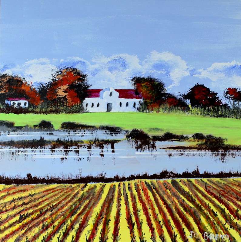 Jan Brand - Wine farm - A beautiful treasure! - Investment art, bid now!