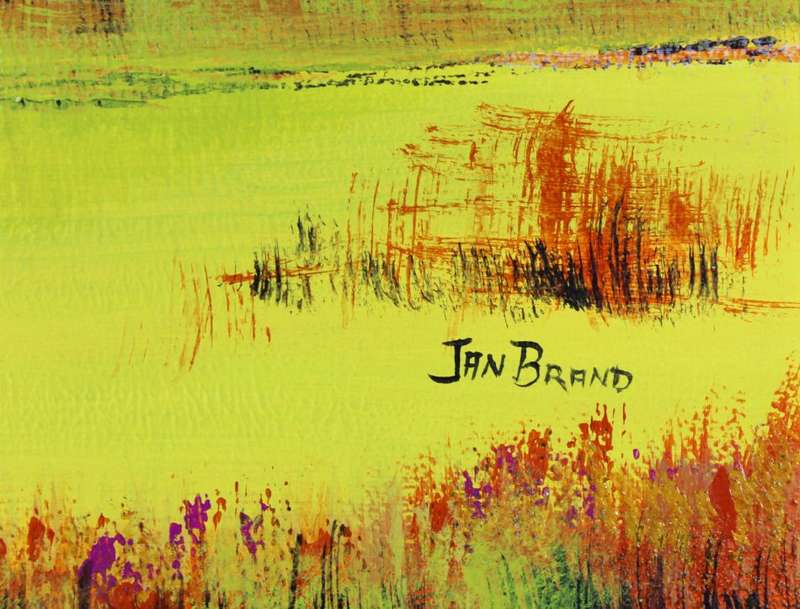 Jan Brand - Farmhouse and store in a landscape - A beautiful treasure! - Investment art, bid now!
