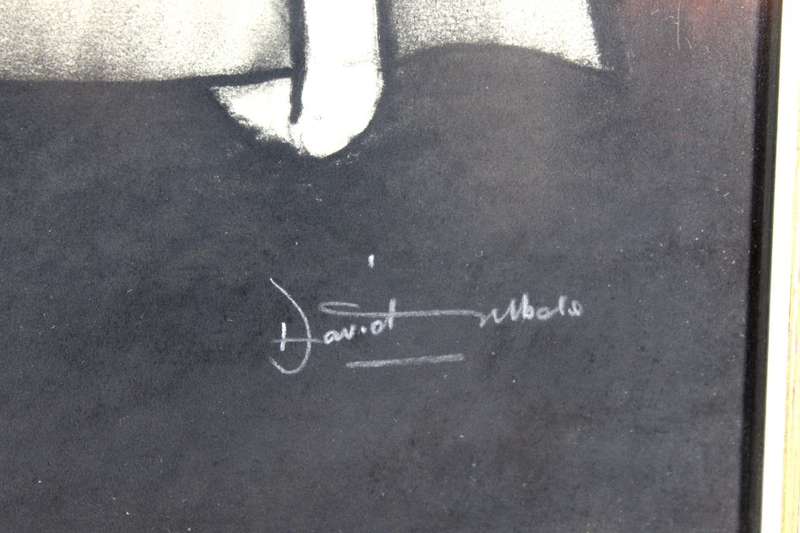 David Mbele - At the chalkboard
