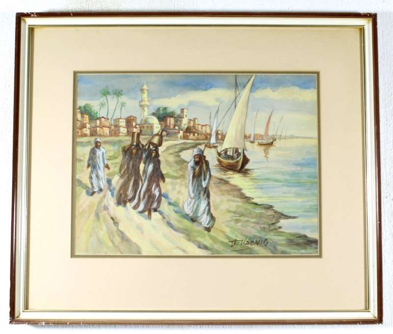 Denzo Koenig - Morrocco harbor scene