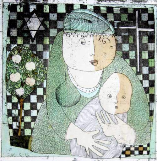 Pieter vd Westhuizen - Mother and baby