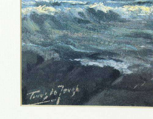 Tinus de Jongh - Seascape village