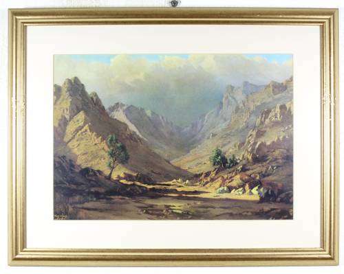 Tinus de Jongh - Mountain scene