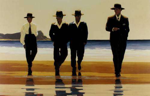 Jack Vettriano - Sharp dressed men